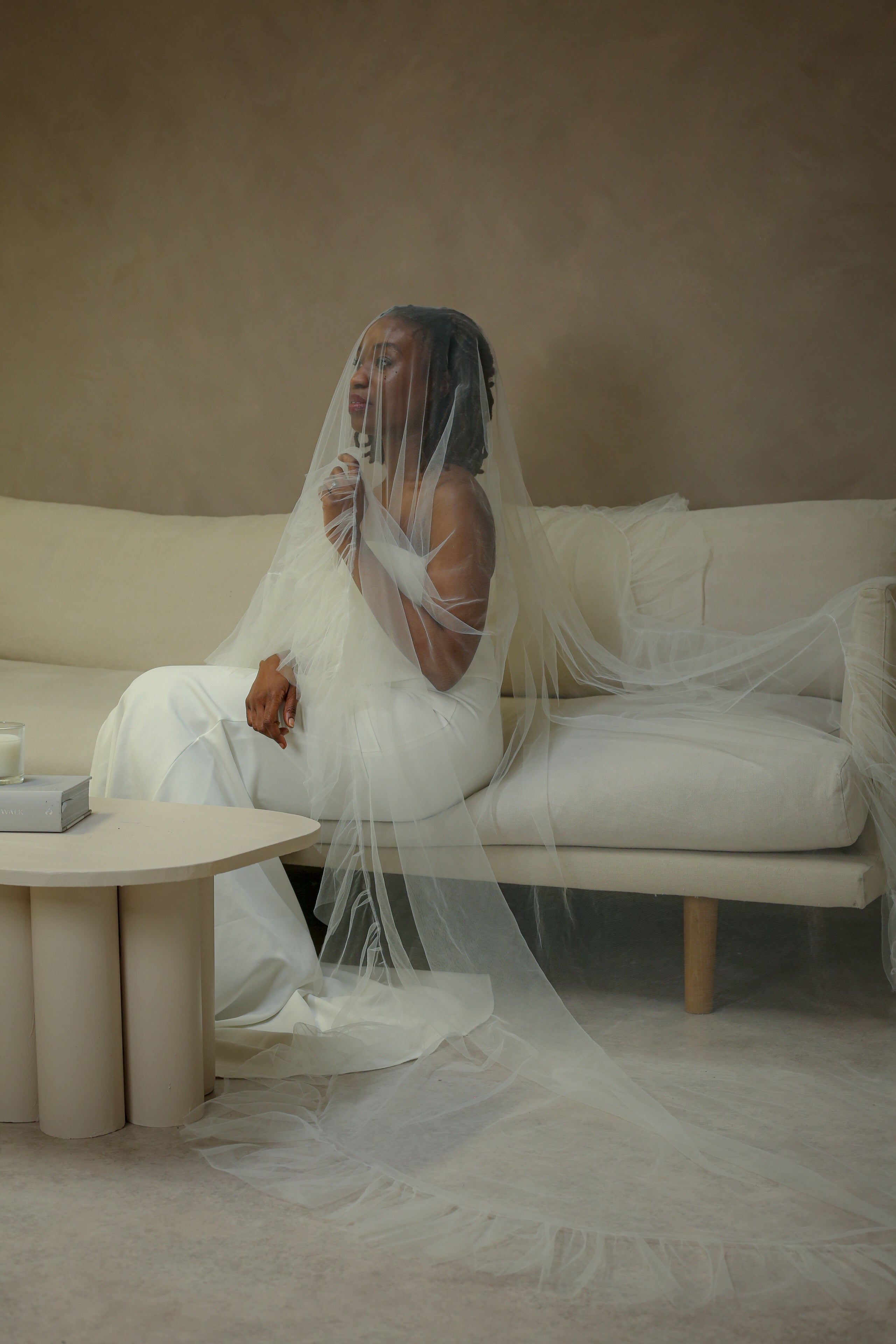 Ruffle Veil