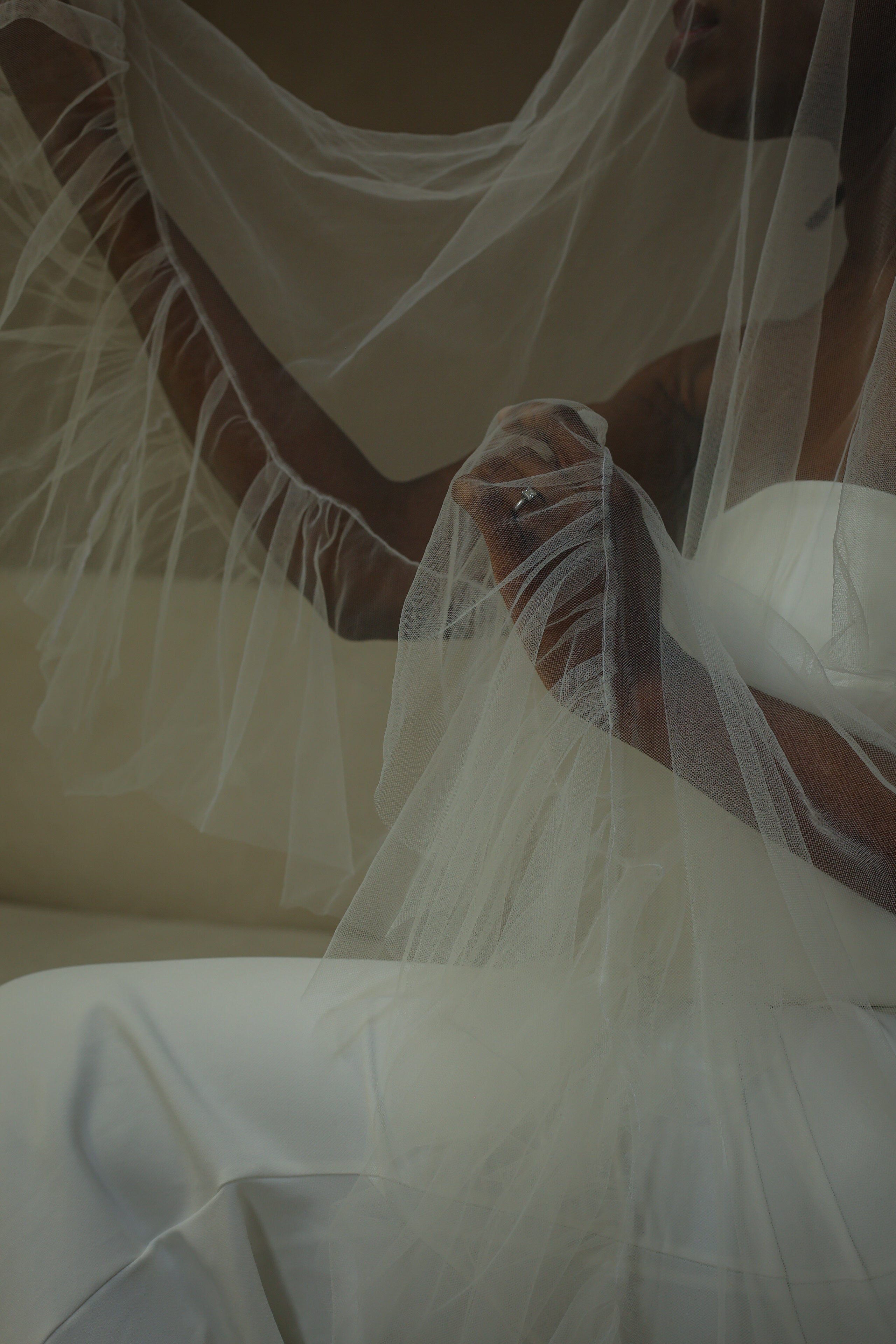Ruffle Veil