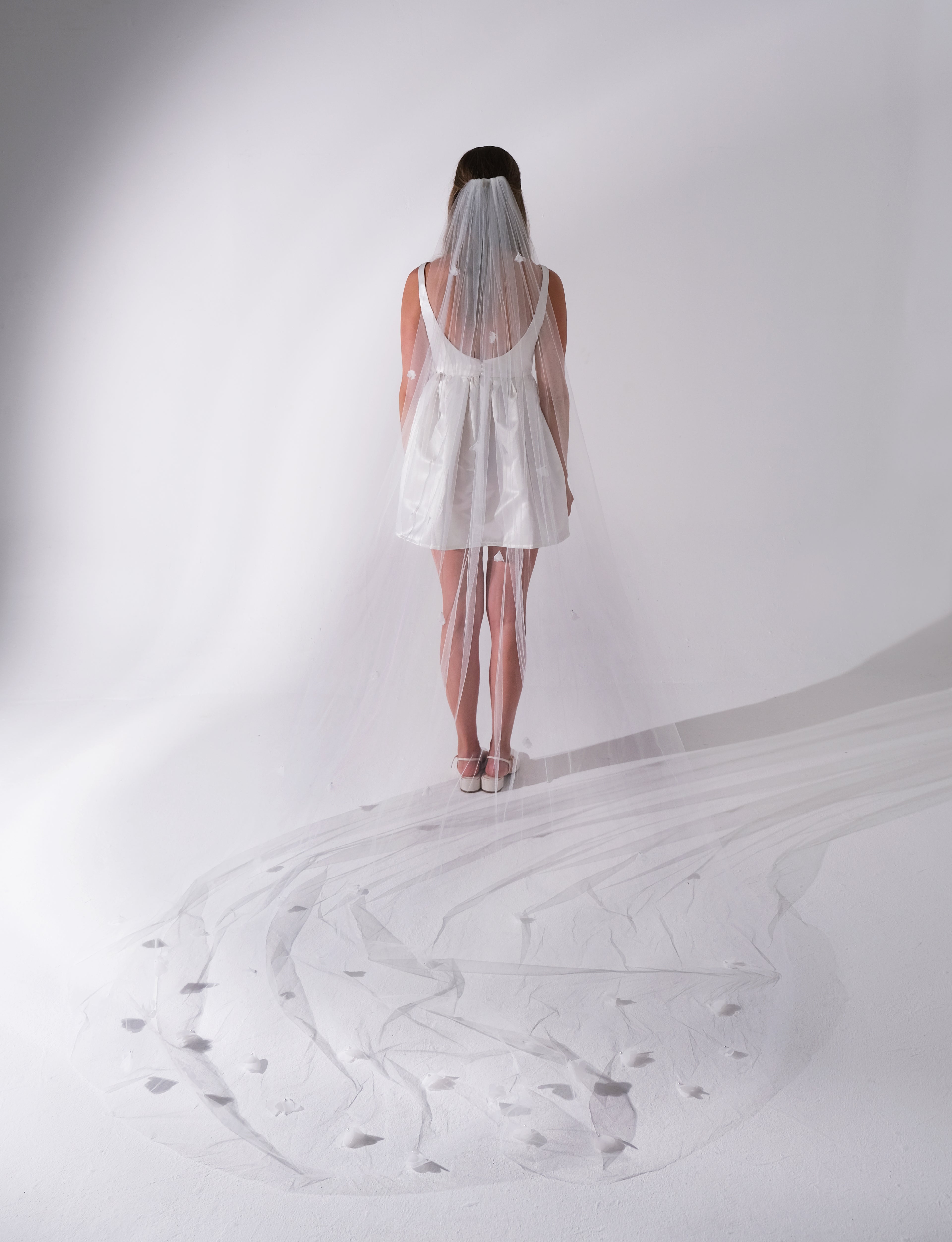 Sweet Pea Scatter Veil