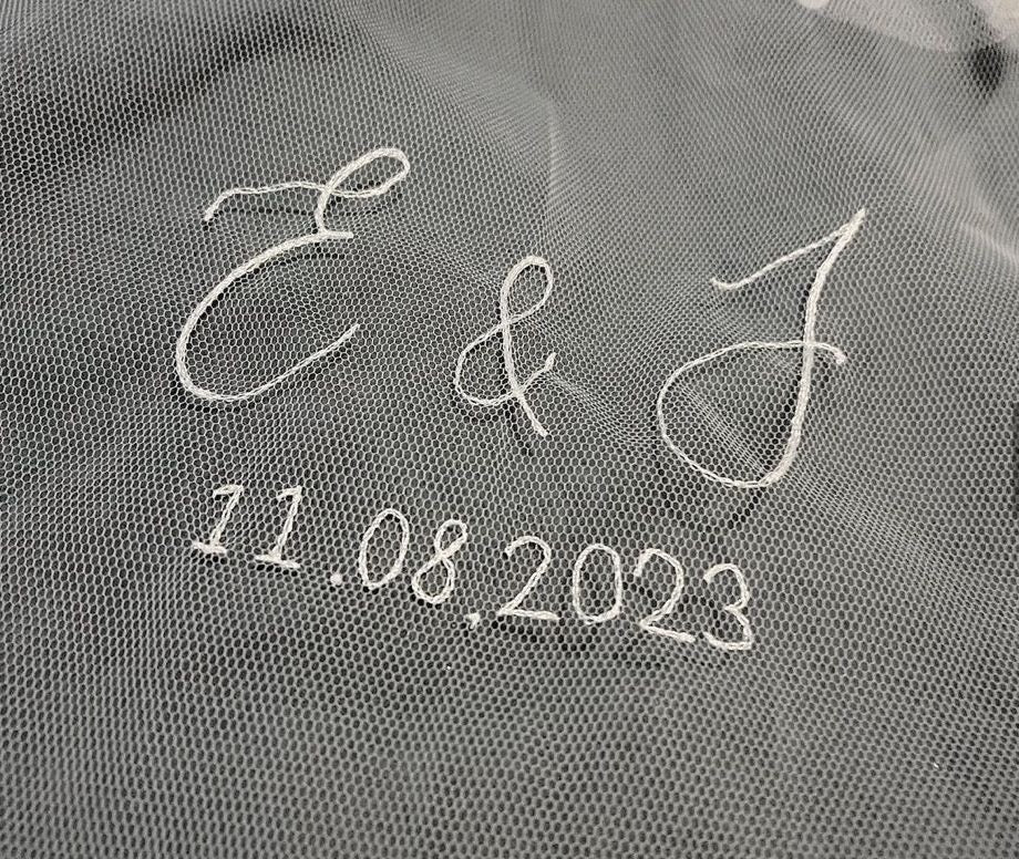 Hand-Embroidered Monogram